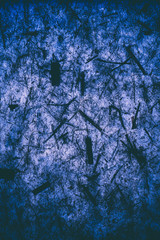 Navy blue texture and  background for design made with recycled paper. 