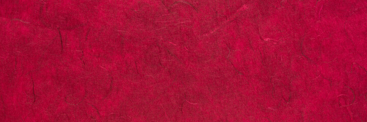 dark red  textured mulberry paper banner