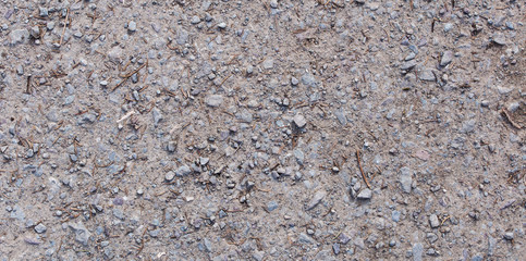 texture of gravel stones on ground