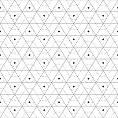 Monochrome grid seamless pattern
