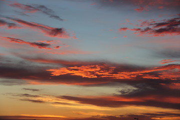 sunset sky