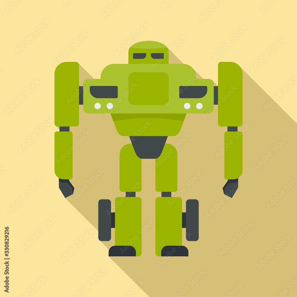 Canvas Prints super robot transformer icon. flat illustration of super robot transformer vector icon for web desig