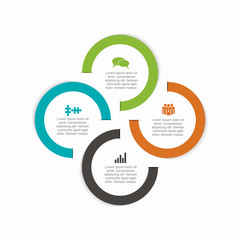 Infographic design template with place for your data. Vector illustration.