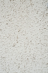 New white plaster on wall closeup