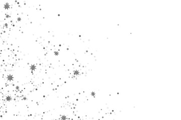 Silver glitter confetti.