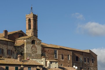 Obraz premium View of the medieval village of Montepulciano