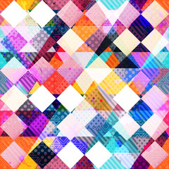Colored cloth seamless pattern