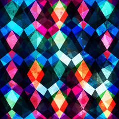 colored mosaic seamles pattern