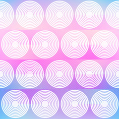 Colored circle seamless pattern