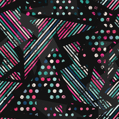 cloth seamless pattern with grunge effect