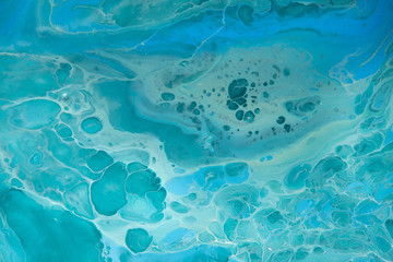 Abstract blue smooth stains ocean art. Natural Luxury. - Powered by Adobe