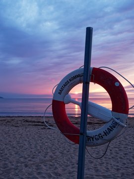 Sunset at B&aring;stad, Sweden