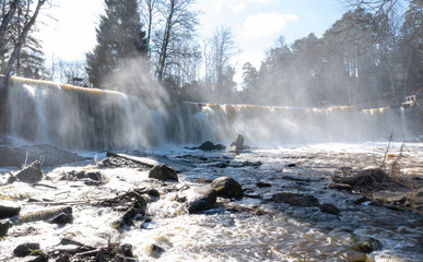 waterfall in estonia