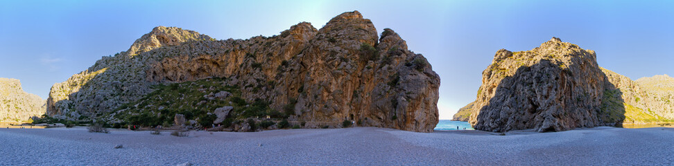 Beach Torrent de Pareis, Sa Calobra, Mallorca