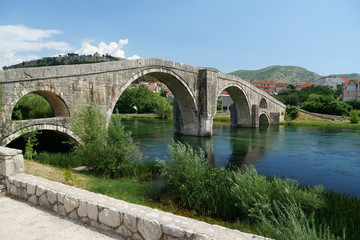 Perovic or Arslanagic bridge over Trebisnjica river, Bosnia and Herzegovina