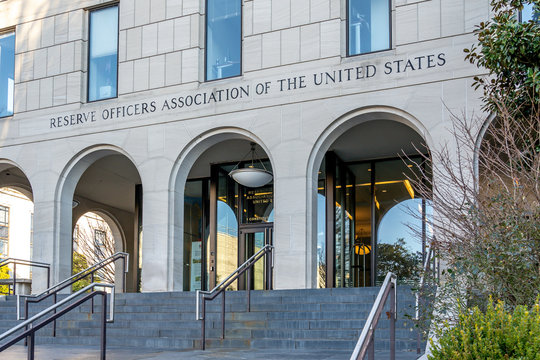 Washington D.C., USA - January 12, 2020: Reserve Officers Association of United State building in Washington D.C., USA. 