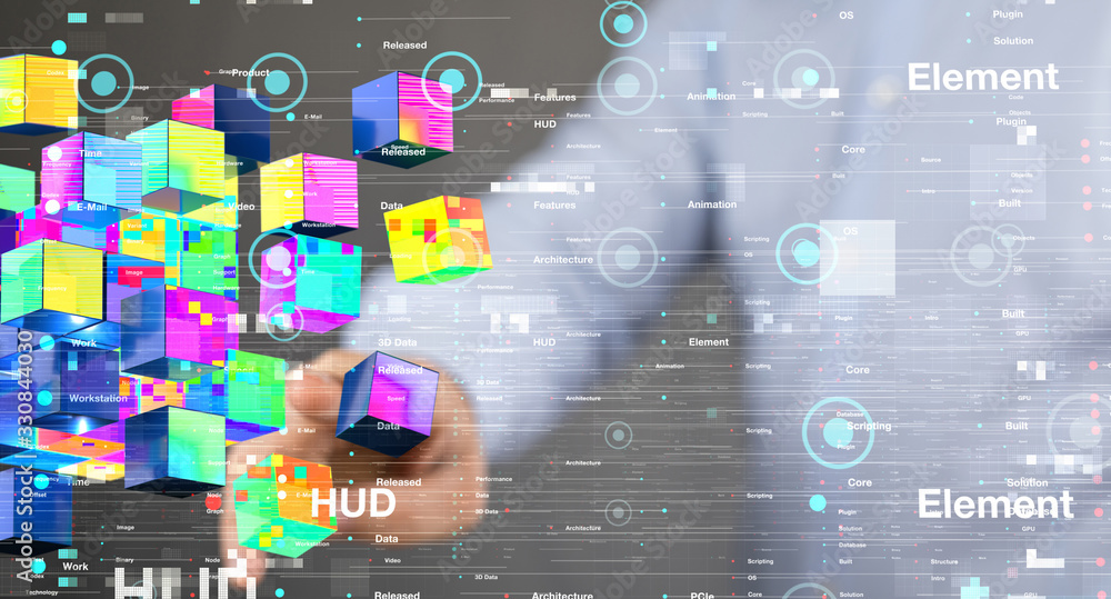 Wall mural using cloud technology to send and receive files.