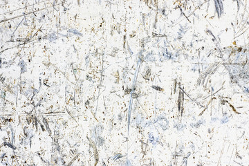 Scratched metal texture. Peeling paint background. White rusty brushed iron sheet. Cracked steel pattern. Industrial backdrop for graphic design.