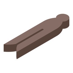 Photo pins icon. Isometric of photo pins vector icon for web design isolated on white background