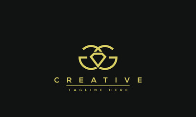 Modern creative letter G vector logo design. Minimalist G Luxury monogram initial based icon.