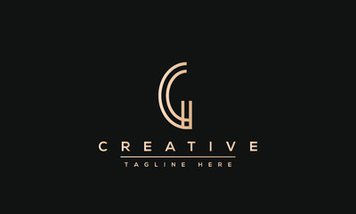Fototapeta premium Modern creative letter G vector logo design. Minimalist G Luxury monogram initial based icon.