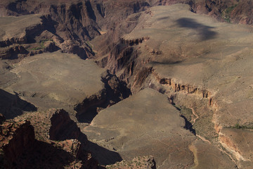 Crack in the ground of Grand Canyon