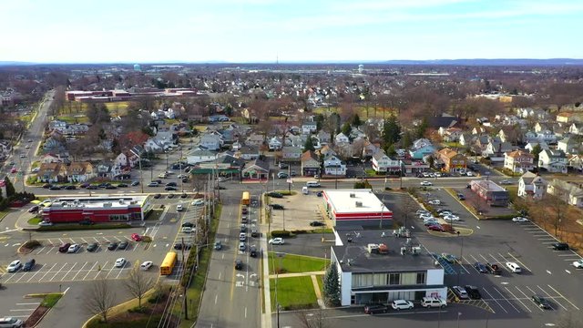 Aerial Landscape of Milltown Rd. in North Brunswick, NJ