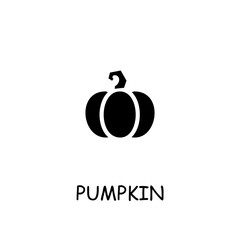 Pumpkin flat vector icon