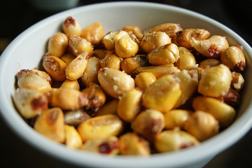 canchita peruana, comida peruana, maiz, tostado