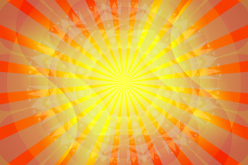 Obraz premium abstract, orange, yellow, wallpaper, illustration, light, design, pattern, wave, graphic, texture, red, lines, color, backdrop, digital, art, colorful, green, waves, line, technology, sun, backgrounds