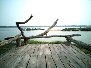wooden bridge over water