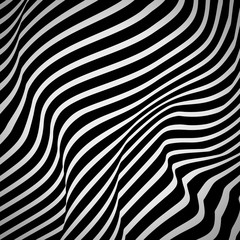 Random Reaction Waves Optical Ver3. Monochrome Color Background