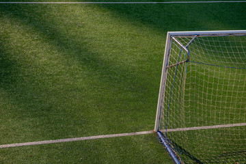 Fototapeta premium Synthetic soccer field