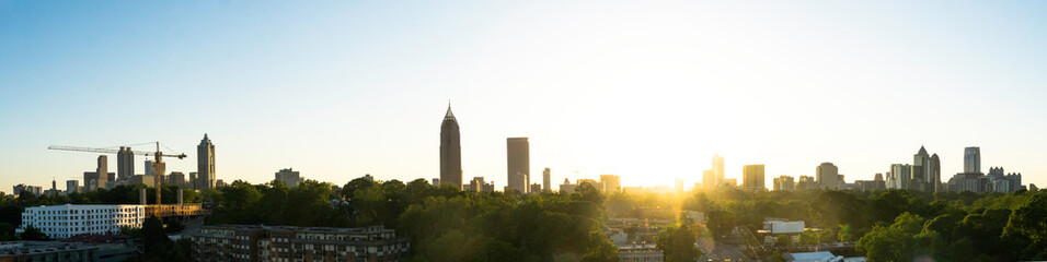 Fototapeta na wymiar View of Atlanta Skyline