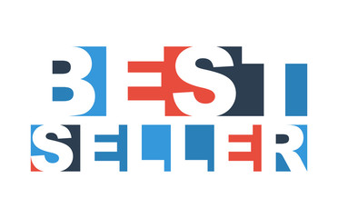 colorful vector illustration banner best seller