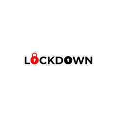 Lockdown text, infographics. Global pandemic health warning concept. novel coronavirus (2019-nCoV), covid-19, vector, logo, symbol & Background. Lockdown logo,
