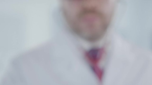 Physician listening with the stethoscope with flag of Chile. Chilean healthcare