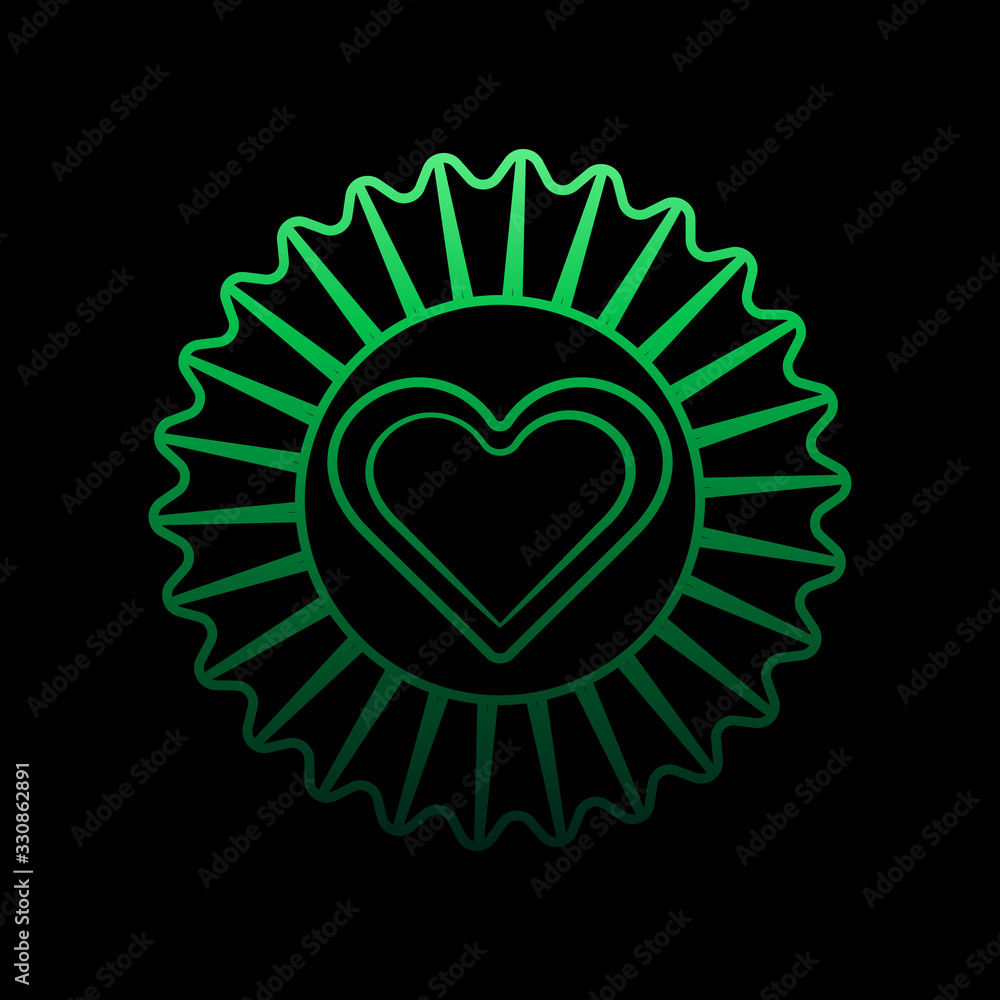 Poster candy wrapper line nolan icon. simple thin line, outline vector of chocolate icons for ui and ux, we