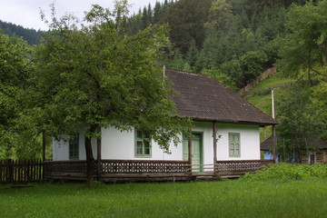 Fototapeta na wymiar Traditional house moldova transylvania Romania