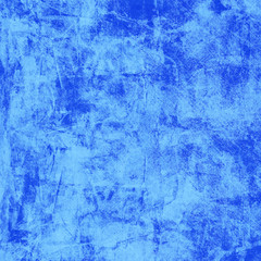 Grunge blue wall background or texture