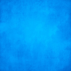 Grunge blue wall background or texture