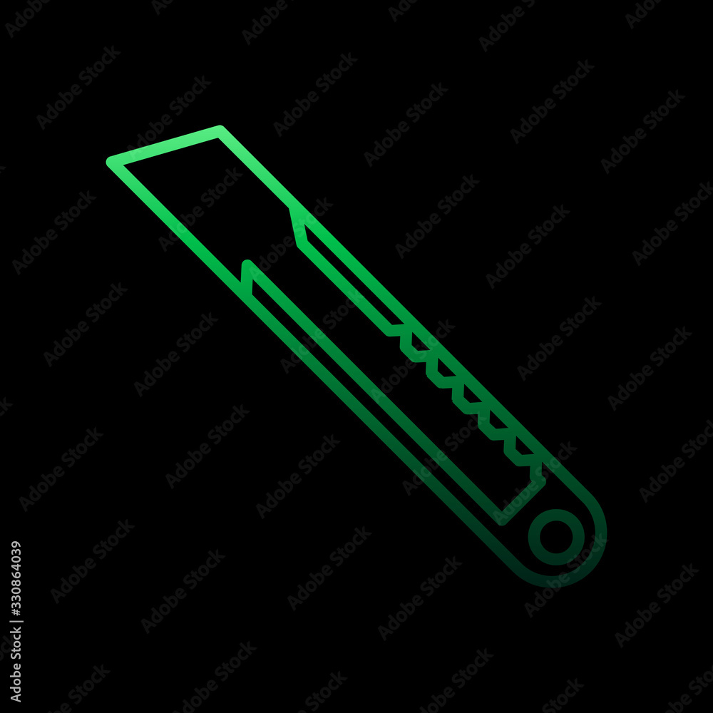 Poster cutter nolan icon. simple thin line, outline vector of construction tools icons for ui and ux, websi