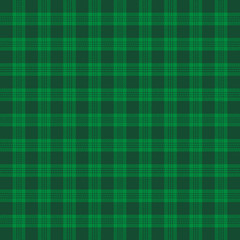 St. Patricks day Tartan plaid. Scottish cage
