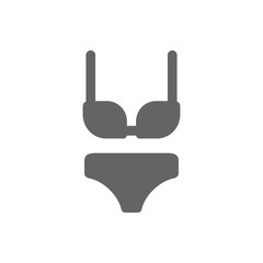 Swimsuit icon. Simple vector summer icons for ui and ux, website or mobile application