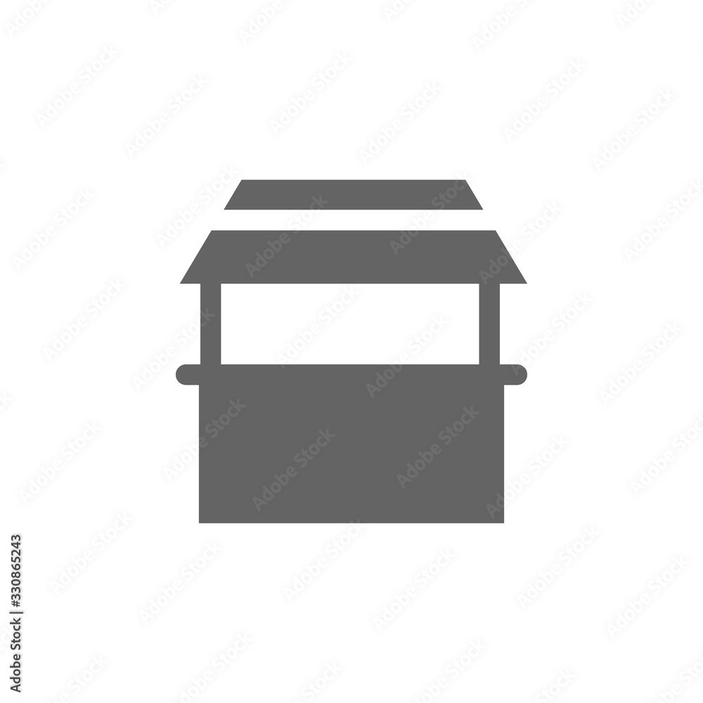 Poster bar icon. simple vector summer icons for ui and ux, website or mobile application