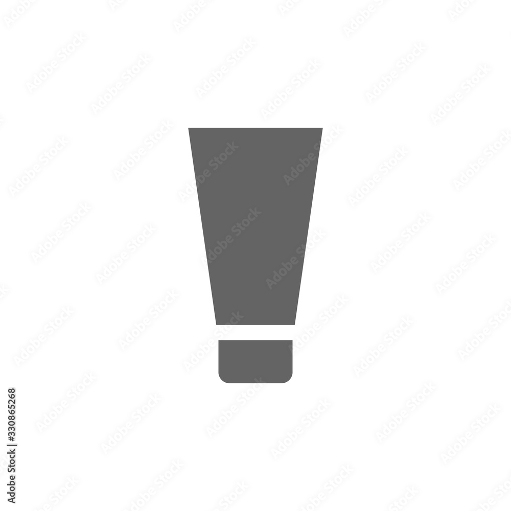 Aufkleber sun lotion icon. simple vector summer icons for ui and ux, website or mobile application