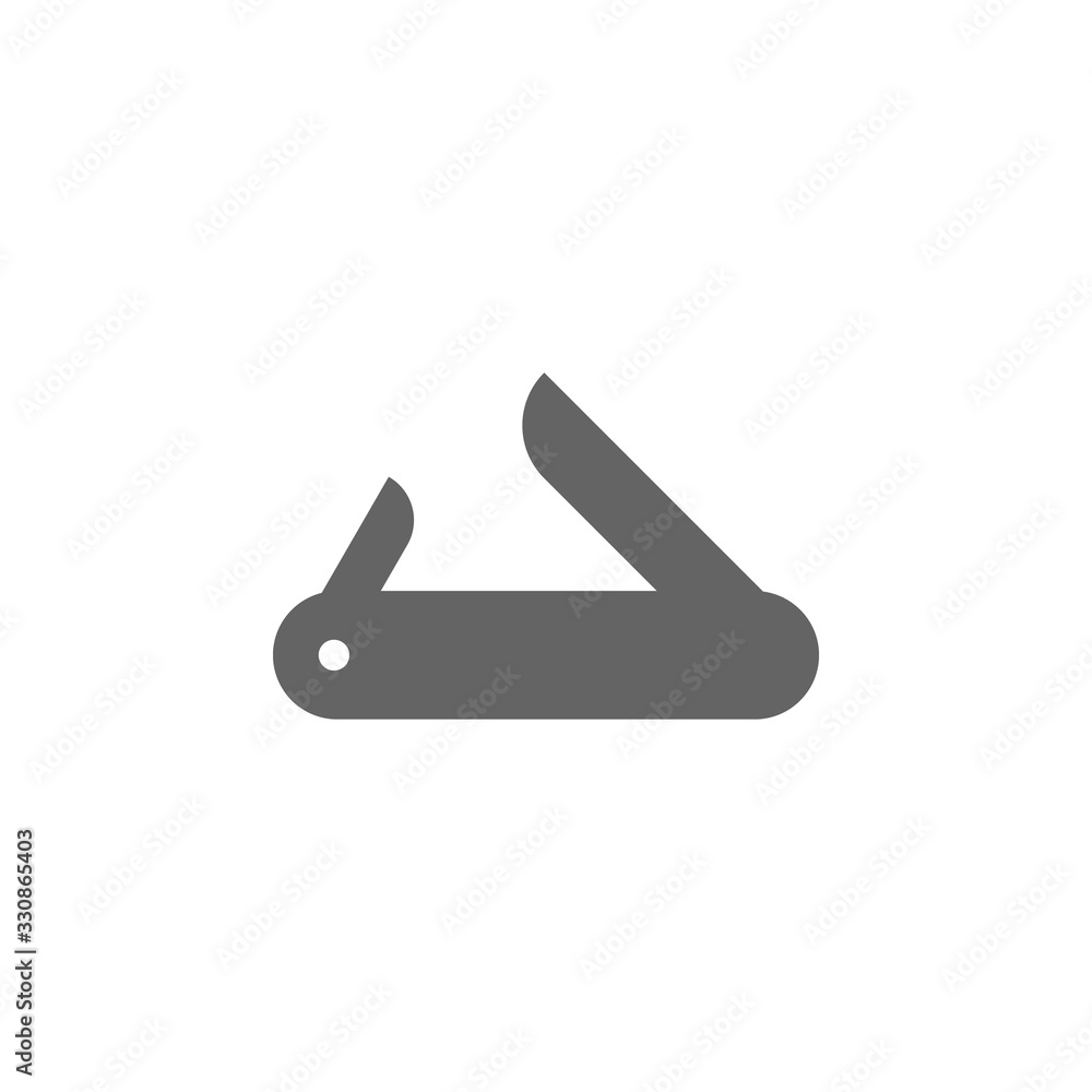 Poster knife icon. simple vector summer icons for ui and ux, website or mobile application