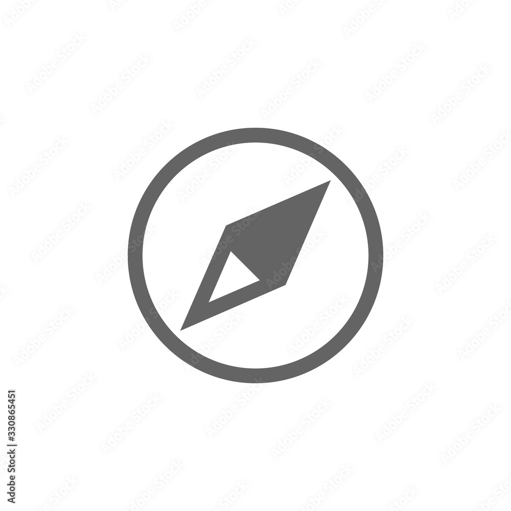 Poster compass icon. simple vector summer icons for ui and ux, website or mobile application