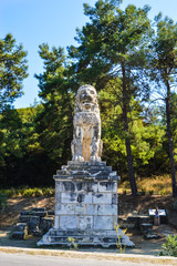 Obraz premium Lion of Amphipolis Statue Greece