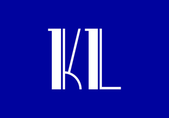 K L Initial Letter Logo design vector template, Graphic Alphabet Symbol for Corporate Business Identity